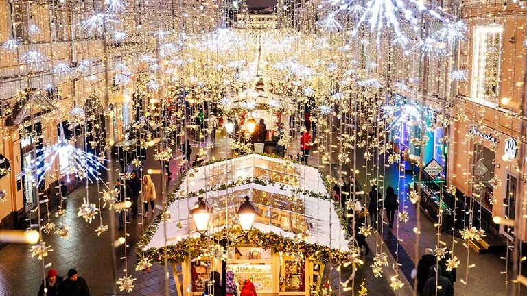 Фотовыставка Огни Москвы на Тверском бульваре