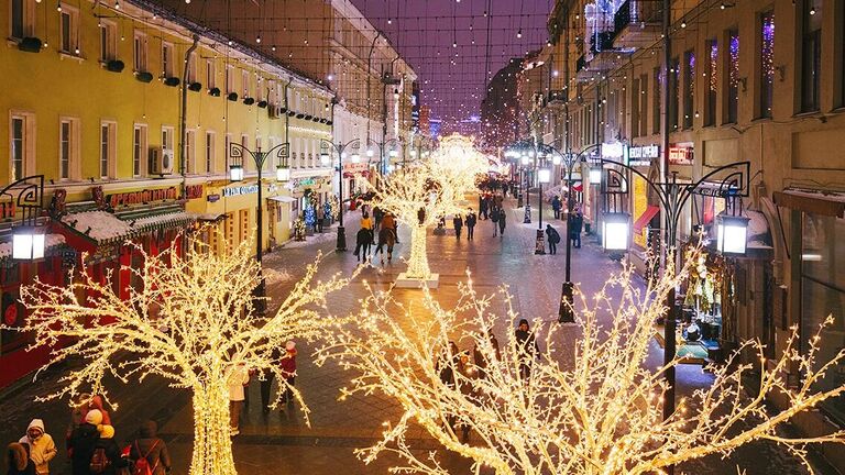 Фотовыставка Огни Москвы на Тверском бульваре