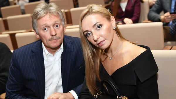 Пресс-секретарь президента России Дмитрий Песков и его супруга олимпийская чемпионка по фигурному катанию Татьяна Навка