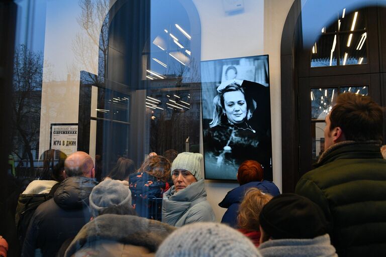 Церемония прощания с художественным руководителем Московского театра Современник Галиной Волчек