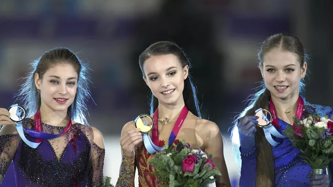 Фигурное катание. Чемпионат России. Церемония награждения