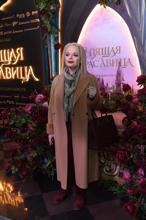 Певица Лариса Долина на премьере ледового шоу Спящая красавица. Легенда двух королевств в Москве