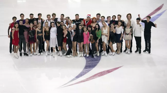 Участники чемпионата России по фигурному катанию в Красноярске