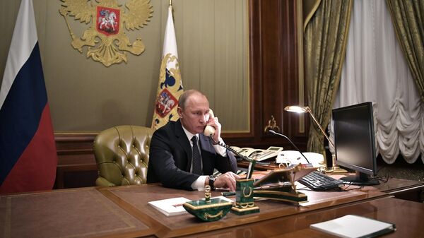 Путин поговорил по телефону с Асадом, Раиси, Аббасом, ас-Сиси и Нетаньяху