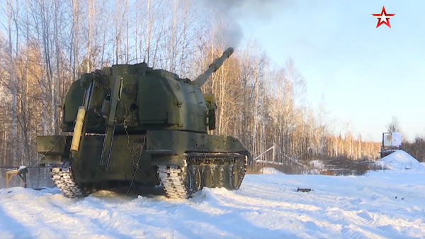 Опубликовано видео испытаний  артиллерийской установки Коалиция-СВ