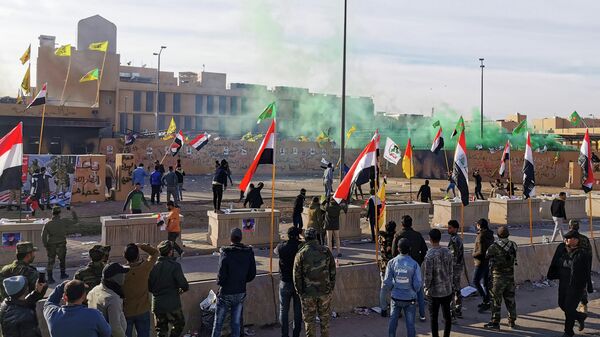 Акция протеста в Ираке
