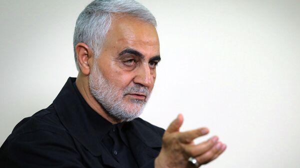 Глава спецподразделения Кудс иранского Корпуса стражей революции генерал Касим Сулеймани