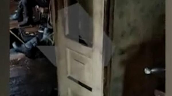 Опубликовано видео с места пожара в Зарайске, где погибли три человека