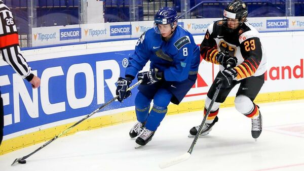 Матч МЧМ по хоккею между сборными Казахстана и Германии