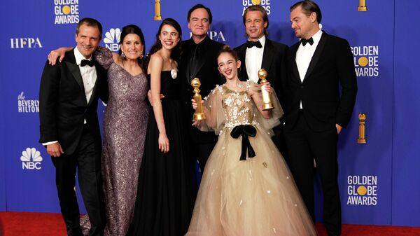 Актеры Однажды ... в Голливуде получили награду в номинации Лучшая комедия или мюзикл на 77-й ежегодной премии Золотой глобус