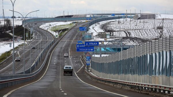 Новый участок федеральной трассы Подъезд к городу Майкопу автомобильной дороги Кавказ в республике Адыгея