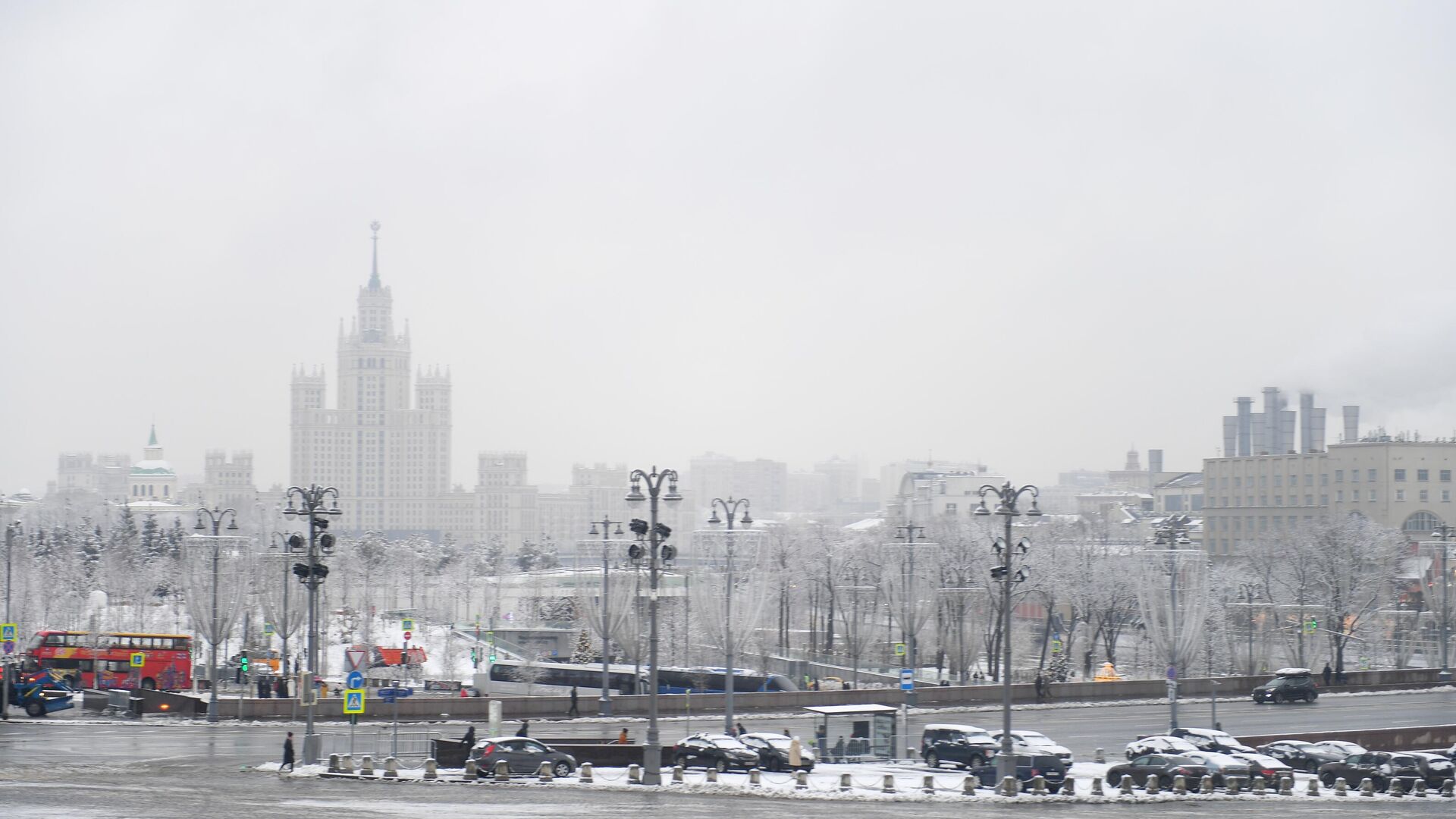 Снег в Москве - РИА Новости, 1920, 03.02.2024