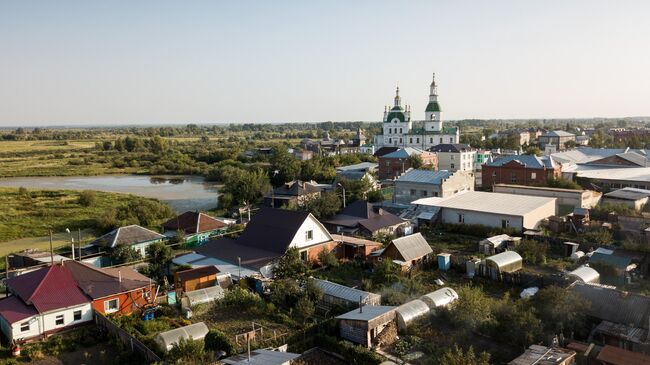 Вид на город Ялуторовск в Тюменской области