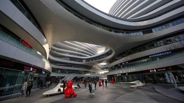 Торговый центр Galaxy Soho в Пекине