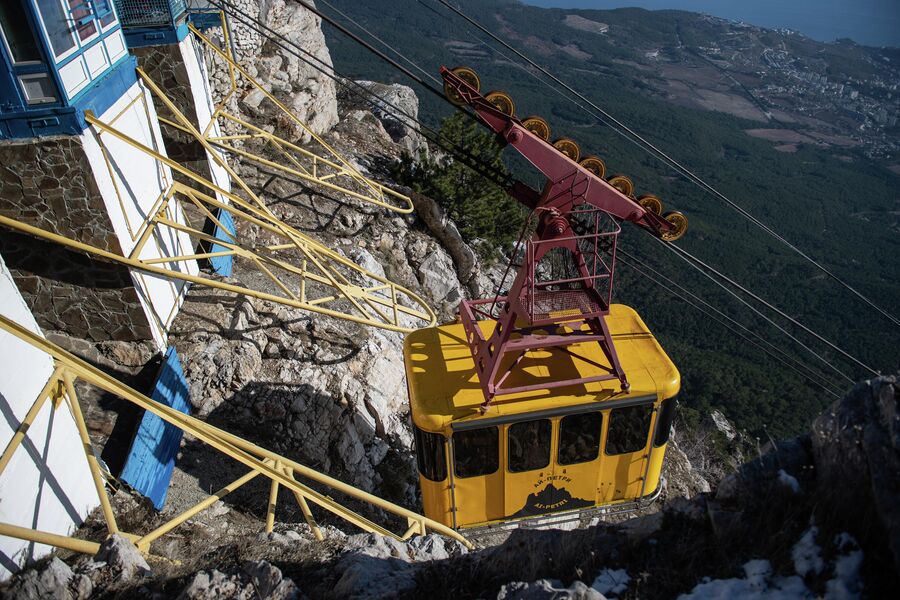 Канатная дорога Мисхор - Ай-Петри в Крыму