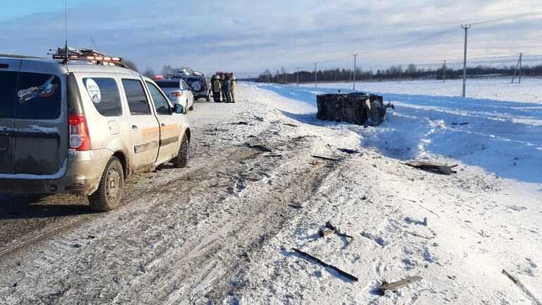 ДТП на 174 км автодороги Тюмень-Ханты-Мансийск с автобусом