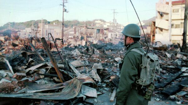 Последствия землетрясения в Кобе, 1995 год 