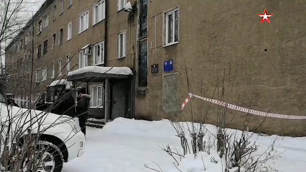 Опубликовано видео с места стрельбы в здании суда в Новокузнецке