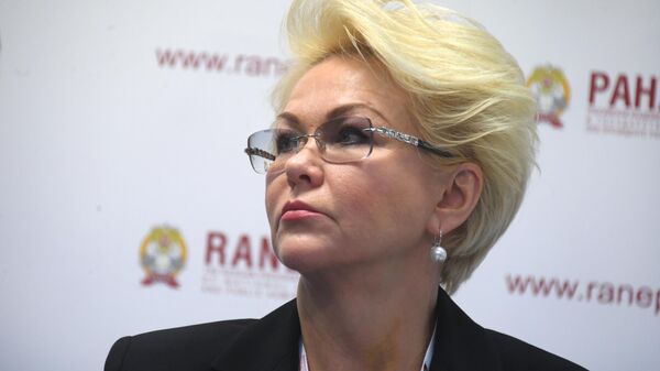 Первый заместитель министра здравоохранения РФ Татьяна Яковлева на XI Гайдаровском форуме в Москве