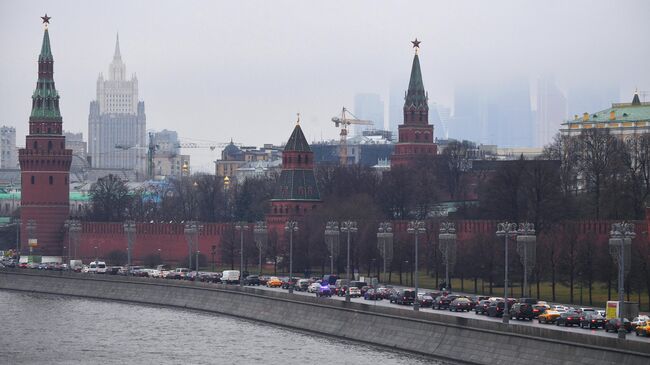 Вид на Московский Кремль 