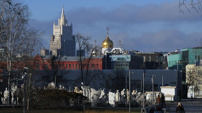 Вид на Москву