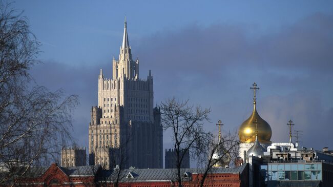 Здание Министерства иностранных дел в Москве