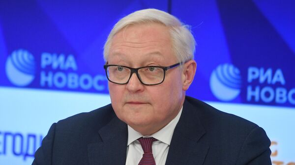 Сергей Рябков на пресс-конференции, посвященной началу председательства России в БРИКС в 2020 году. 20 января 2020