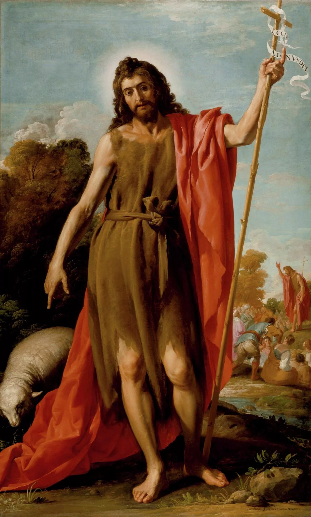 Святой Иоанн Креститель в пустыне. Хосе Леонардо Святой Иоанн Креститель в пустыне. Хосе Леонардо - РИА Новости, 1920, 05.07.2024