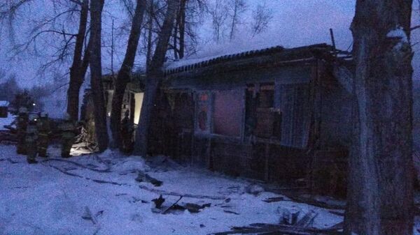 Пожар в жилом доме в Томской области
