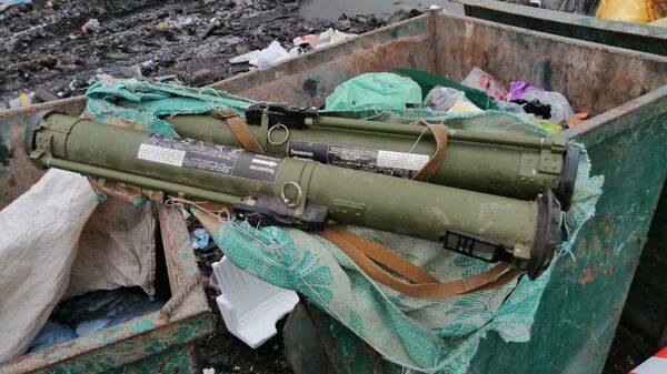 Противотанковые гранаты РПГ-26, обнаруженные в мусорном баке в Житомирской области