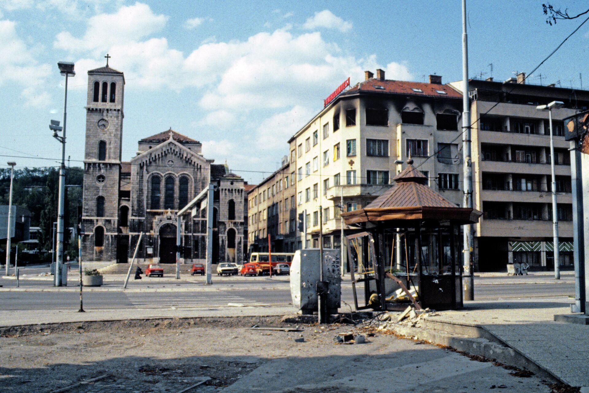 На улицах Сараево в период войны - РИА Новости, 1920, 06.08.2021