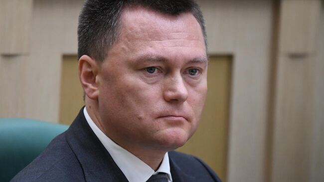 Игорь Краснов на заседании Совета Федерации РФ