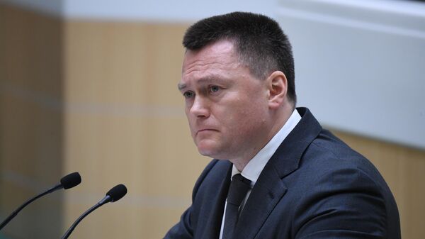 Игорь Краснов на заседании Совета Федерации РФ
