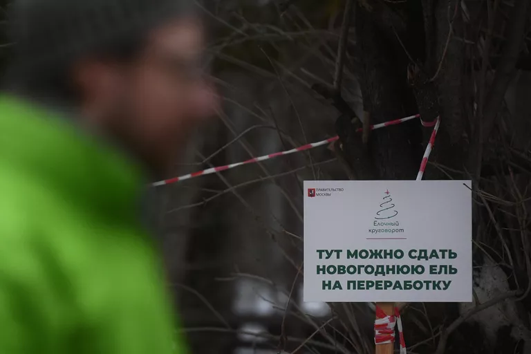 Акция Елочный круговорот в Москве