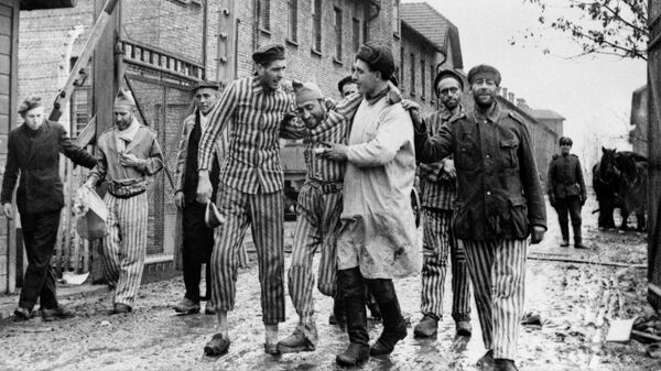 Освобождение советскими войсками узников немецко-фашистского концлагеря Аушвиц-Биркенау
