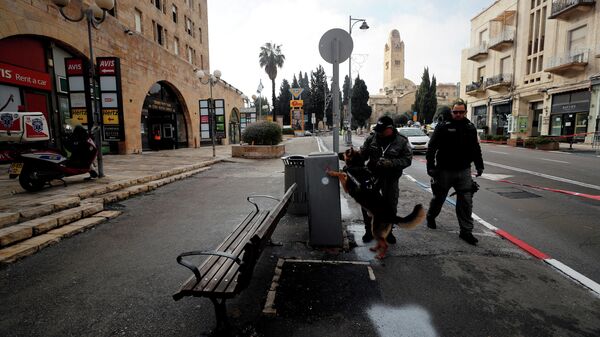 Полиция Израиля патрулирует улицы в Иерусалиме. 22 января 2020 