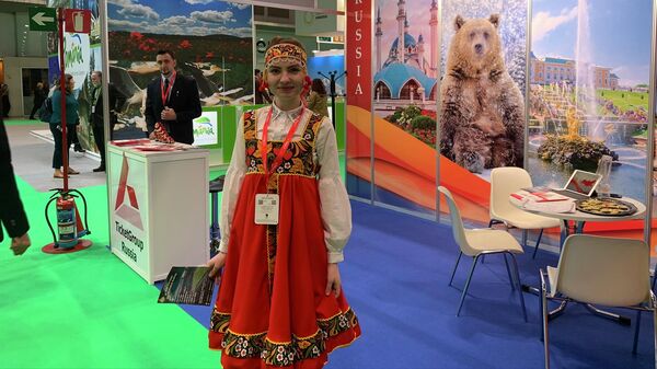 Российский павильон на туристической ярмарке Fitur