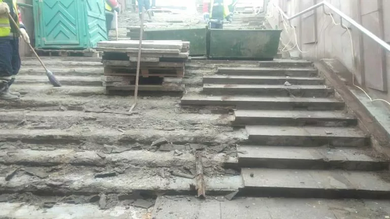 Ремонт подземного перехода у Парка Победы в Москве Ремонт подземного перехода у Парка Победы в Москве