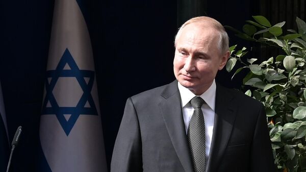 Президент РФ Владимир Путин в Иерусалиме