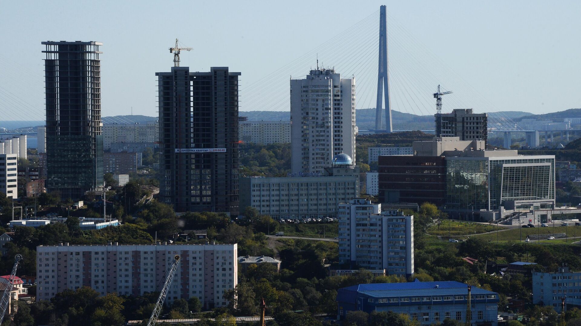 Новостройки в центре Владивостока - РИА Новости, 1920, 23.10.2020