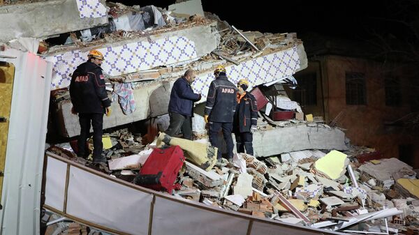 Последствия землетрясения на востоке Турции. 24 января 2020