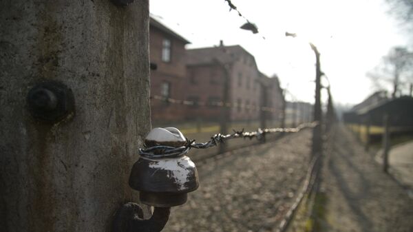 Музей на территории бывшего концентрационного лагеря Аушвиц-Биркенау в польском Освенциме.