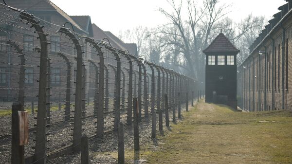 Музей на территории бывшего концентрационного лагеря Аушвиц-Биркенау в польском Освенциме.