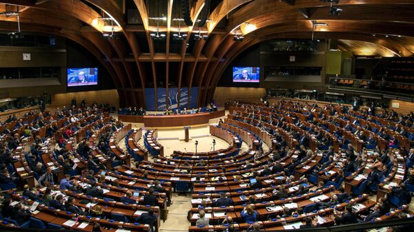 Заседание сессии Парламентской ассамблеи Совета Европы