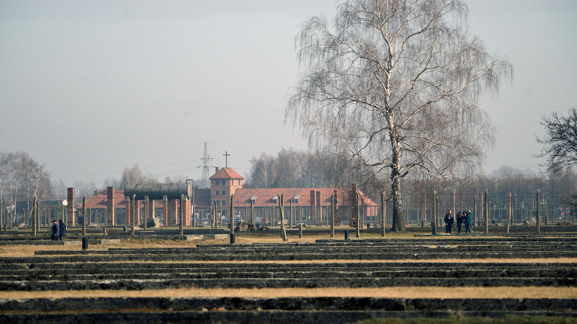 На территории бывшего концентрационного лагеря Освенцим (Аушвиц) в Польше - РИА Новости, 1920, 20.06.2022