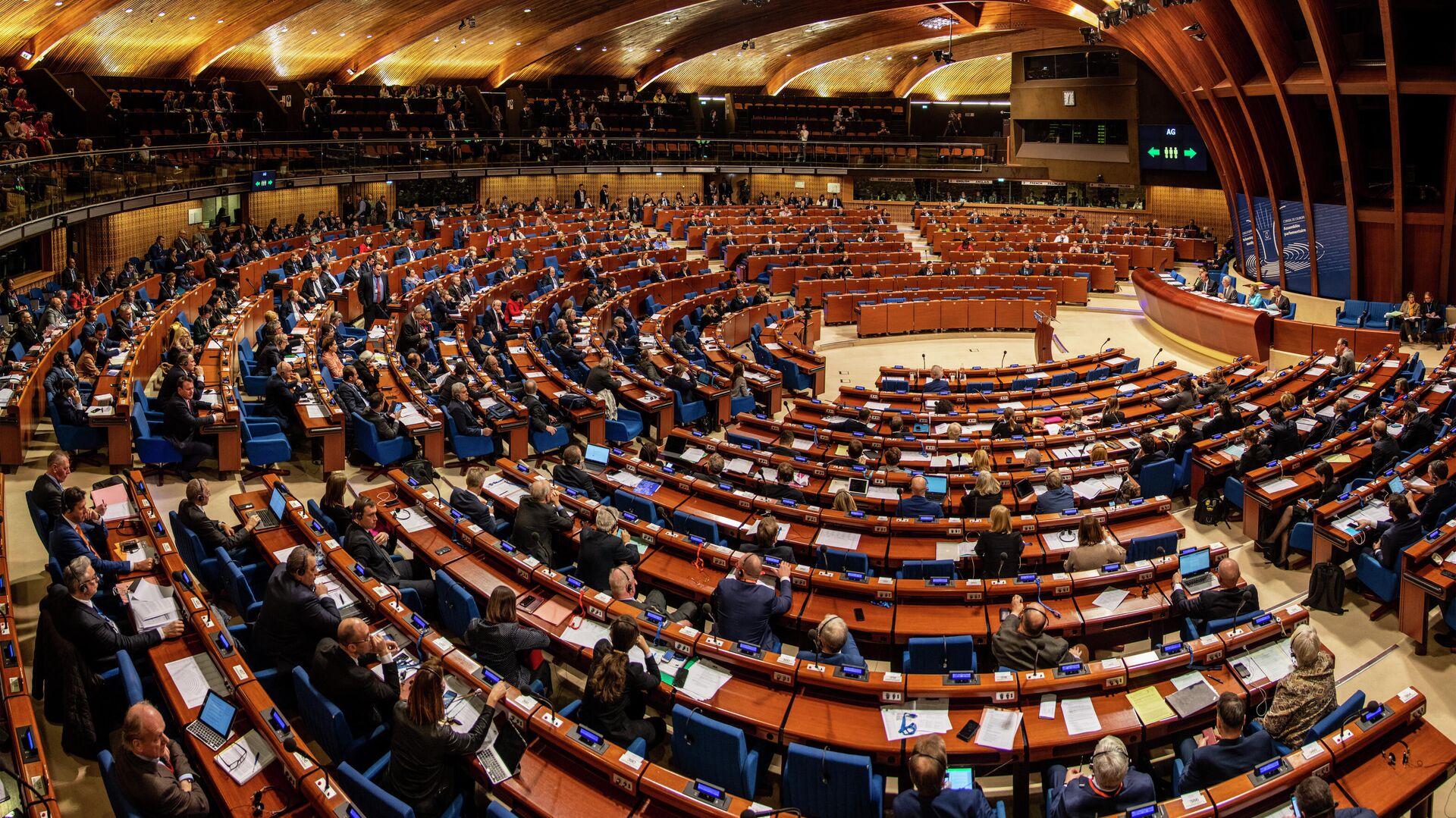 Заседание зимней сессии ПАСЕ во французском Страсбурге - РИА Новости, 1920, 28.01.2021