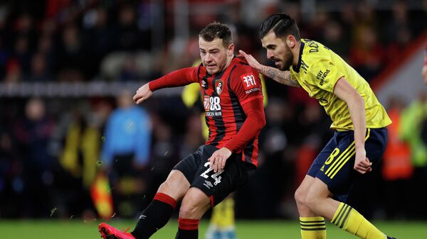 Soccer Football - FA Cup Fourth Round - AFC Bournemouth v Arsenal - Vitality Stadium, Bournemouth, Britain - January 27, 2020   Arsenal's Dani Ceballos in action with Bournemouth's Ryan Fraser     Action Images via Reuters/John Sibley