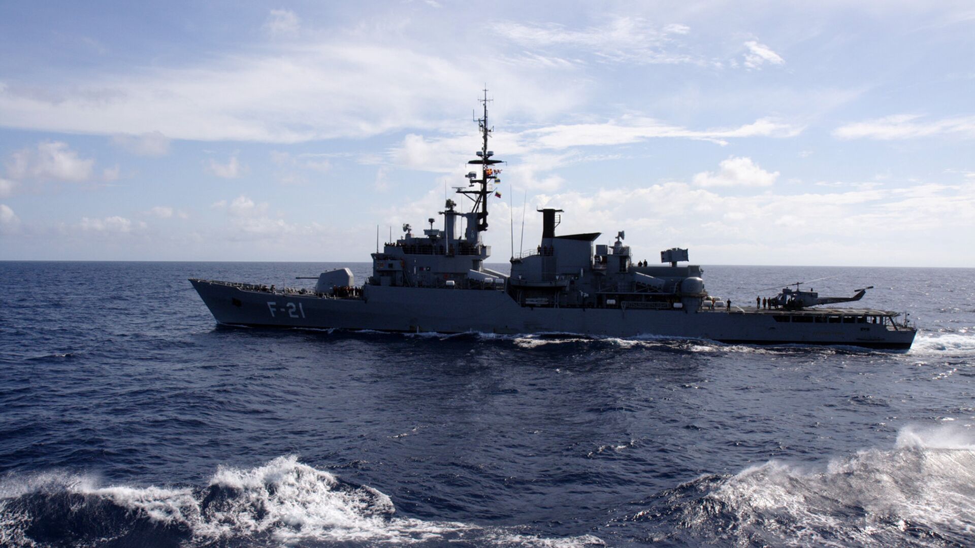 Фрегат ВМС Венесуэлы Фрегат ВМС Венесуэлы - РИА Новости, 1920, 18.12.2025