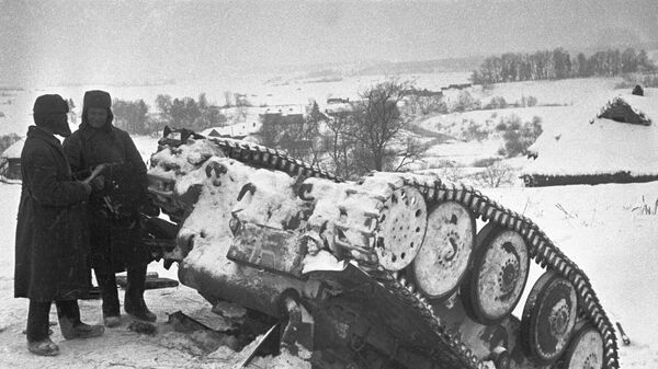 Разгром немецких танковых дивизий под Москвой. Архив