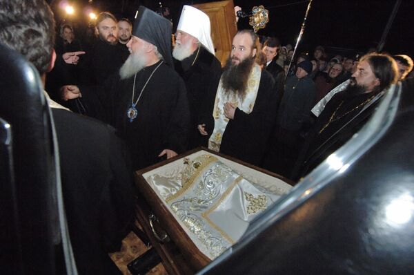 Церемония прощания с Патриархом Московским и всея Руси Алексием Вторым
